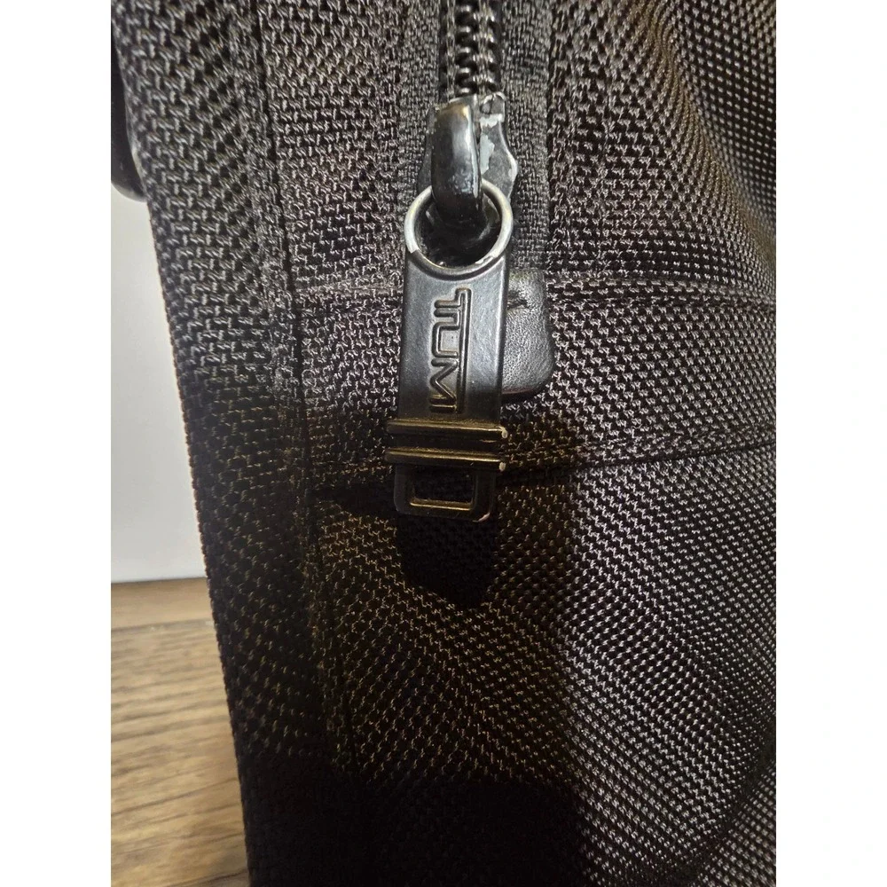 Tumi T-Pass Black Ballistic Nylon Laptop Briefcase Bag 26145D4